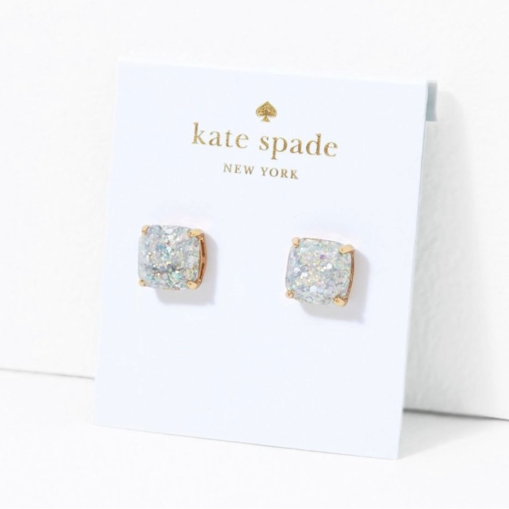 ✨KATE SPADE✨ Opal Gold Square Stud Earrings